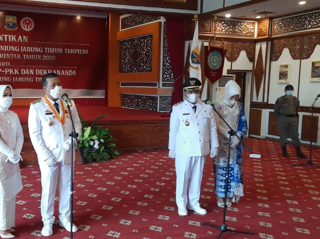 Pj Gubernur Jambi Lantik Bupati-Wabup Tanjung Jabung Timur