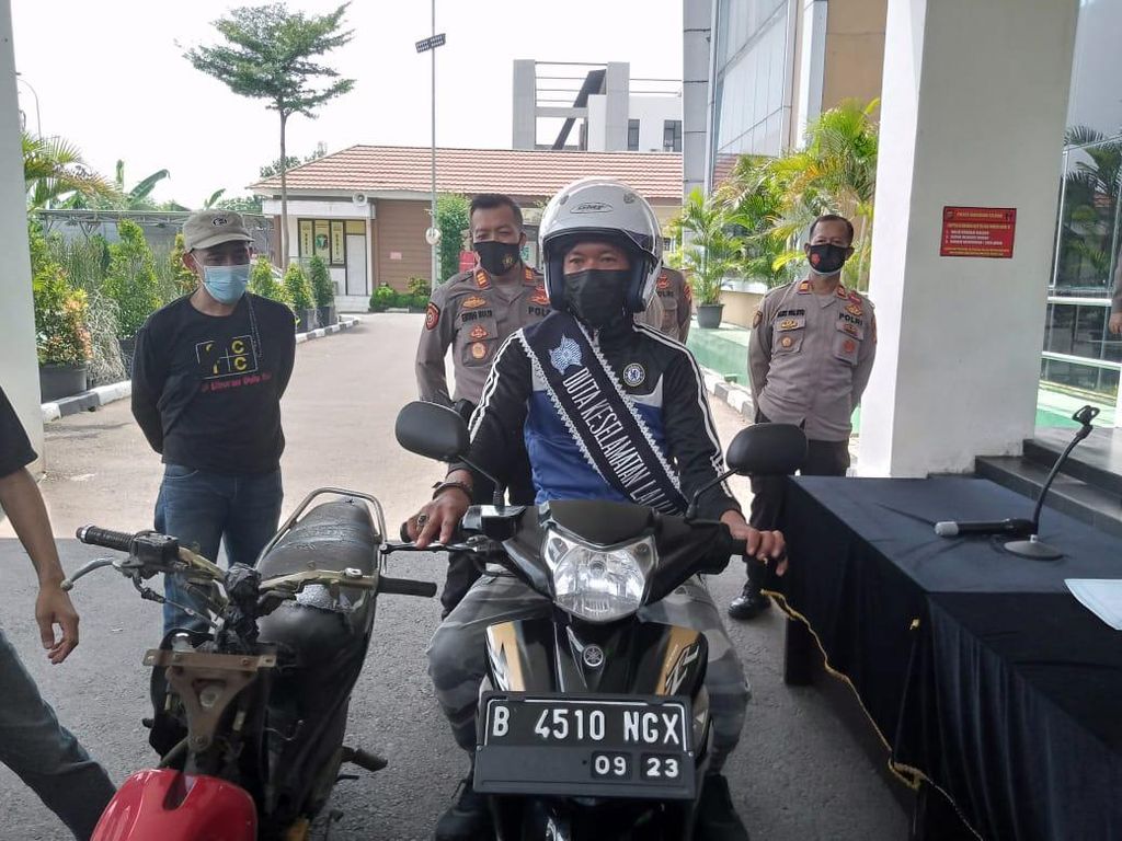 Pemotor Santuy Lepas Tangan di Bintaro Jadi Duta Keselamatan Lalu Lintas
