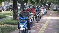 Duh, Trotoar di Daan Mogot Jadi Lintasan Bikers Nakal