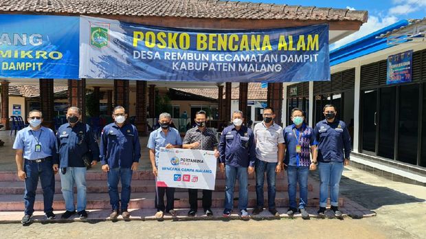 Pertamina Bersama BPH Migas Tinjau Dampak Bencana di Kabupaten Malang