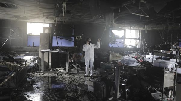 RS India Terbakar, 13 Pasien Corona Tewas