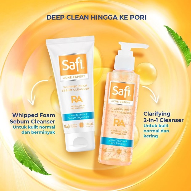 Cleanser untuk kulit berjerawat