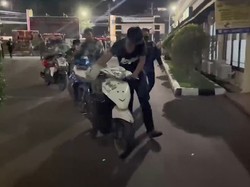 6 Pelaku Balap Liar-Freestyle Motor di Makassar Ditangkap