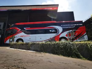 Lihat Lebih Dekat Bus Suites Class Laksana dengan Desain Selendang Baru