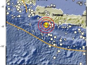 Gempa M 5,6 di Sukabumi, Guncangan Terasa Kuat di Jakarta-Jabar