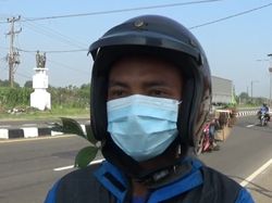 Hindari Larangan, Pemotor Ini Mudik Lebih Awal Via Pantura