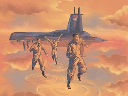 Kisah di Balik Ilustrasi Viral KRI Nanggala-402 Tenggelam yang Bikin Haru