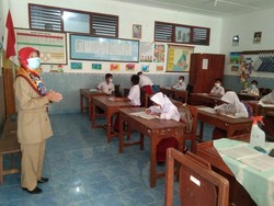 55 SD di Kulon Progo Laksanakan Simulasi Pembelajaran Tatap Muka