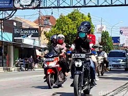 Pemudik Motor Mulai Ramaikan Pantura Brebes Hari Ini