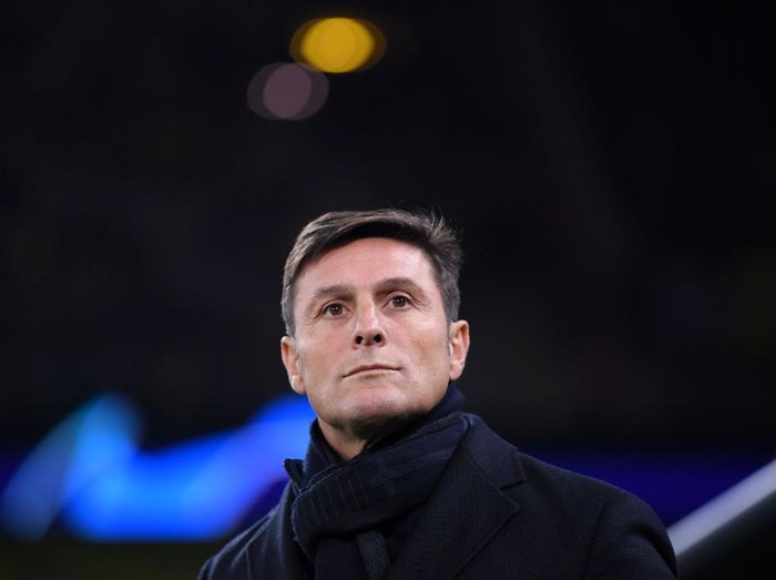 DORTMUND, GERMANY - NOVEMBER 05: Former Inter Milan player Javier Zanetti looks on prior to the UEFA Champions League group F match between Borussia Dortmund and Inter at Signal Iduna Park on November 05, 2019 in Dortmund, Germany. (Photo by Alex Grimm/Getty Images)