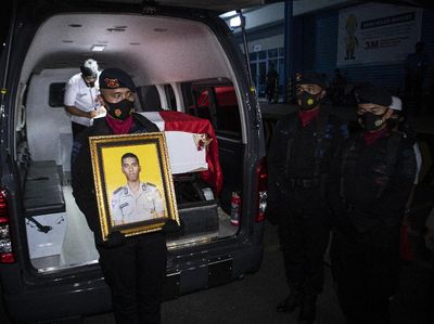 Jenazah Bharatu I Komang Tiba di Palembang