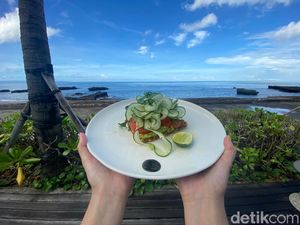 Menikmati Sarapan Sehat dengan Pemandangan Cantik Pantai Canggu Menikmati Sarapan Sehat dengan Pemandangan Cantik Pantai Canggu