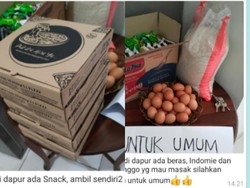 Ibu Kos Baik Hati! Bagi-Bagi Beras hingga Pizza untuk Anak Kosnya