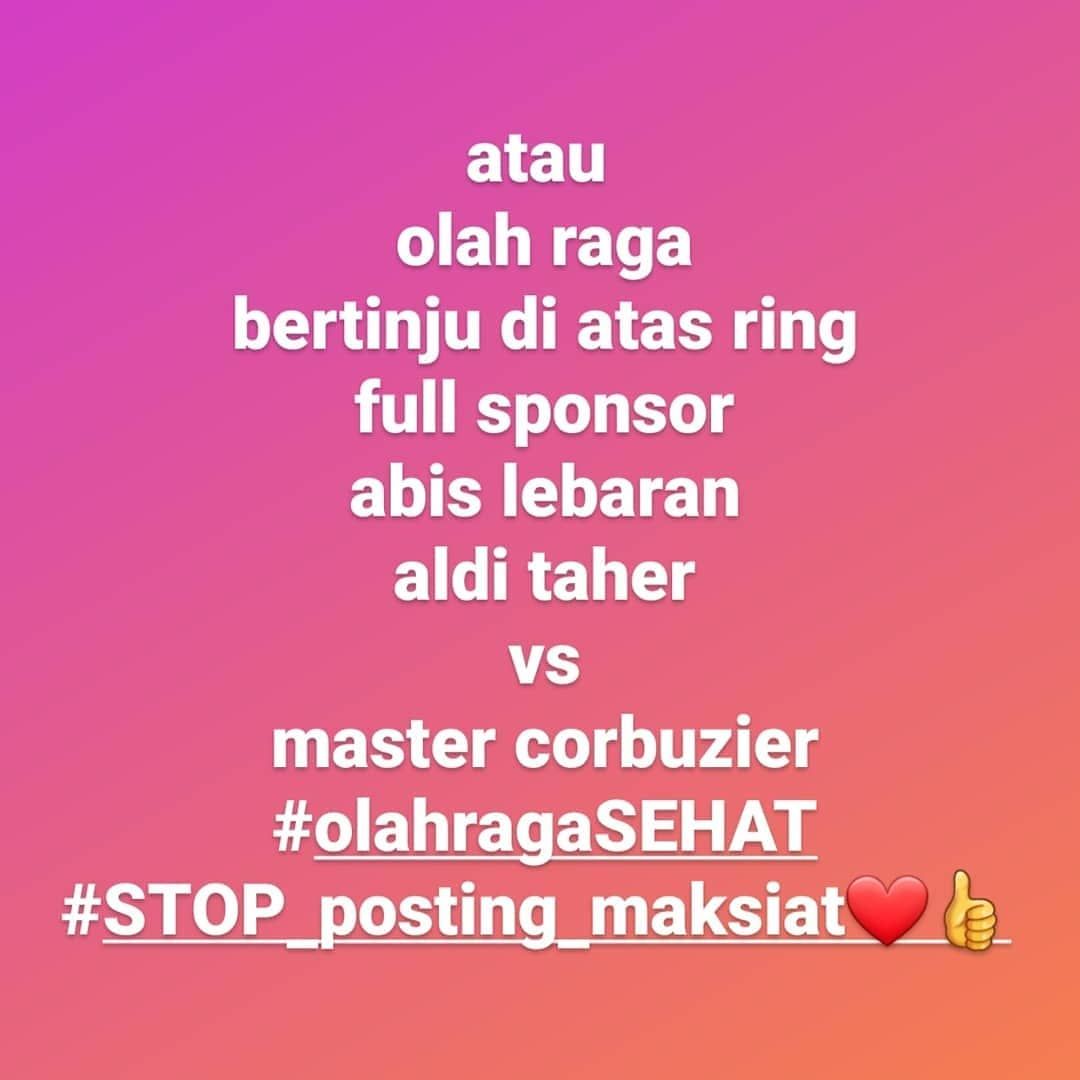 Instagram Stories Aldi Taher