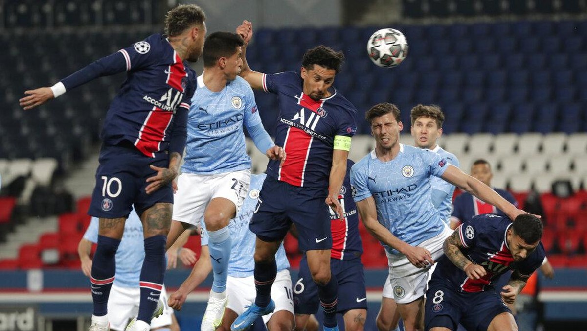 PSG ungguli Man City 1-0 di babak pertama (AP/Thibault Camus)