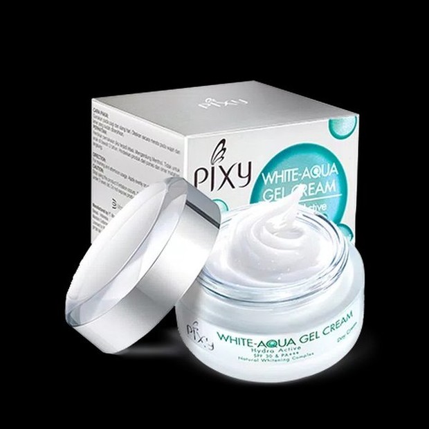 Pixy White Aqua Gel Day Cream (sumber : bukalapak.com/itush) Pixy White Aqua Gel Day Cream (sumber : bukalapak.com/itush)