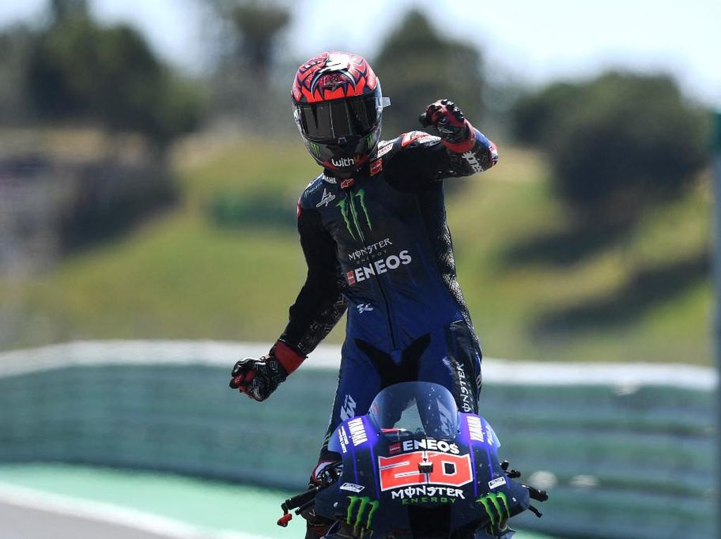 Hasil Kualifikasi MotoGP Spanyol: Quartararo Tercepat, Rossi Start di Depan Adiknya