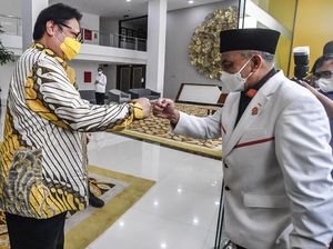 Momen Presiden PKS Bertemu Ketua Umum Golkar