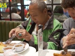 Baru Dapat 4 Orderan, Ojol Ini Senang Diajak Makan Steak Saat Buka Puasa