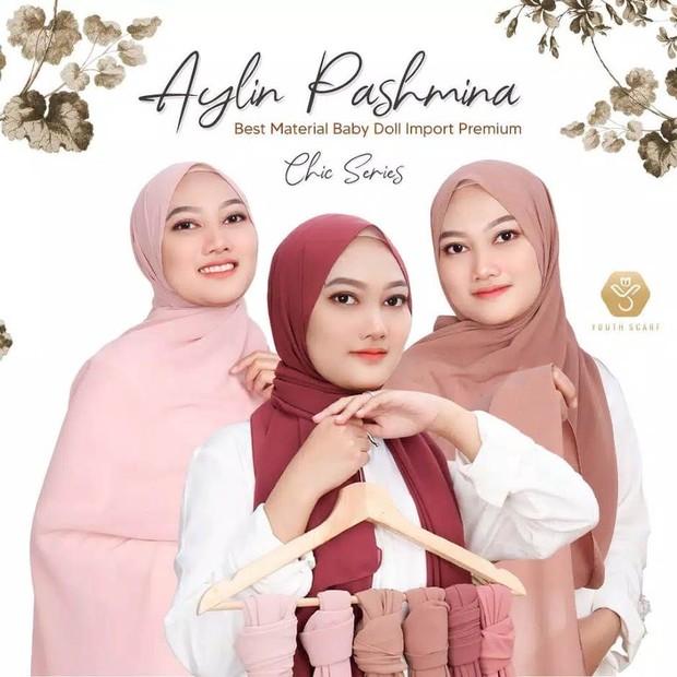 Hijab ceruti baby doll/youthscarf.com