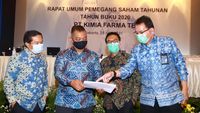 Kimia Farma Raih Pertumbuhan Laba 30,17 Persen