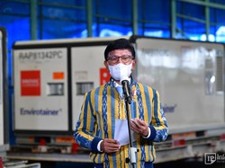 Sambut Kedatangan Vaksin Tahap 10, Menkominfo: Tetap Disiplin Prokes