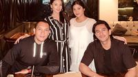 Gaya Tsania Marwa saat Ngopi dan Makan Bareng Rekan Artis