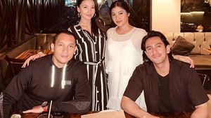 Gaya Tsania Marwa saat Ngopi dan Makan Bareng Rekan Artis