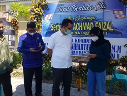 Gubernur NTB ke Sidoarjo, Beri Santunan Warga Bima Istri Kru KRI Nanggala-402