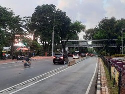 Demo Buruh Bubar, Lalin di Jl Medan Merdeka Barat Kembali Normal