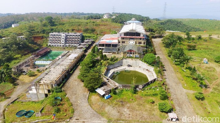 Proyek Bukit Algoritma yang disebut bakal jadi Silicon Valley-nya Indonesia berada di kawasan perkebunan sawit di Cikidang, Sukabumi, Jabar. Begini penampakan lokasinya dari udara.