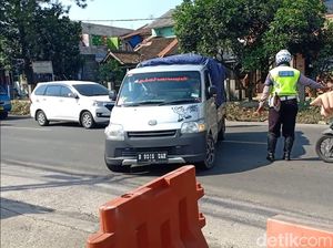 Puluhan Mobil yang Terindikasi Akan Mudik Diputarbalik Polisi Sukabumi