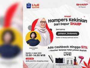 Belanja di Live Shopping SHARP, Ada Cashback hingga Rp 500 Ribu! Belanja di Live Shopping SHARP, Ada Cashback hingga Rp 500 Ribu!