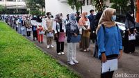 Potret UTBK SBMPTN dengan Prokes Ketat di UPI Bandung