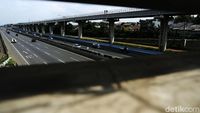 Ada Larangan Mudik, Jalan Tol Cikampek Lengang