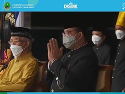 Anies Hadiri Peringatan Hardiknas 2021 sebagai Eks Mendikbud