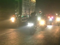Cerita Pemudik Motor Lintasi Jalur Pantura Subang di Minggu Malam