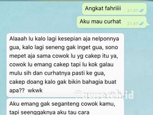 6 Balasan Chat Pas Mau Curhat ke Teman Ini Bikin Kesal Tapi Lucu