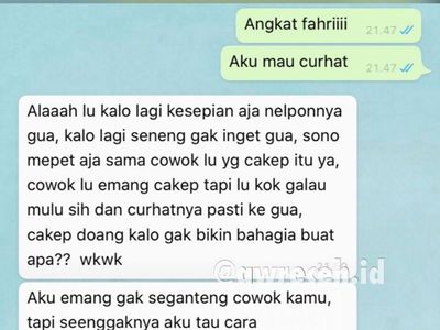6 Balasan Chat Pas Mau Curhat ke Teman Ini Bikin Kesal Tapi Lucu