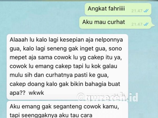 6 Balasan Chat Pas Mau Curhat ke Teman Ini Bikin Kesal Tapi Lucu