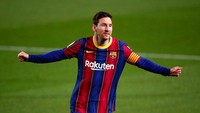 Messi tercatat sebagai pencetak gol terbanyak di Liga Spanyol dengan total 474 gol (Getty Images)