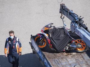 Duh Marquez, Kok Jatuh Lagi Sih di Jerez?