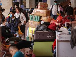 Bandara Soekarno Hatta Ramai Pemudik