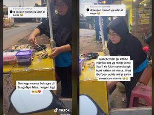 Wanita Ini Beli Pukis Hanya Demi Melihat Penjualnya yang Mirip Almarhumah Ibu