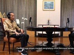 Jokowi Tanya Soal Belajar Online, Apa Jawab Nadiem?