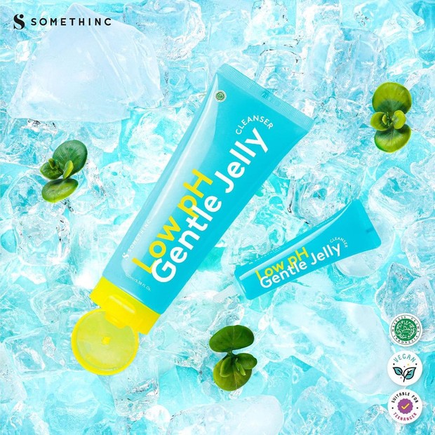 Somethinc Low pH Gentle Jelly Cleanser teruji klinik dapat menyeimbangkan pH/instagram.com/somethincofficial