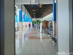 Suasana sepi di Terminal IR Soekarno Klaten