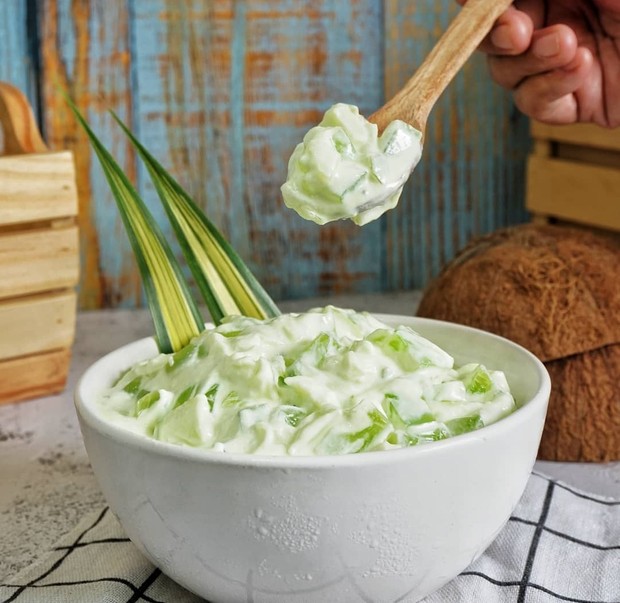 Buko Pandan Creamy/instagram.com/foodtripbakamo_ Buko Pandan Creamy bersama perpaduan whipped cream/instagram.com/foodtripbakamo_