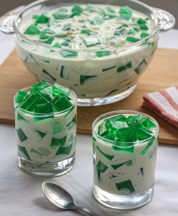 Buko Pandan Nutrijell Kelapa Muda/instagram.com/mommy.issa325 Buko Pandan Nutrijell Kelapa Muda dengan cita rasa menggugah selera/instagram.com/mommy.issa325