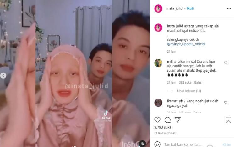 Alis Dinda Hauw kena hujat.